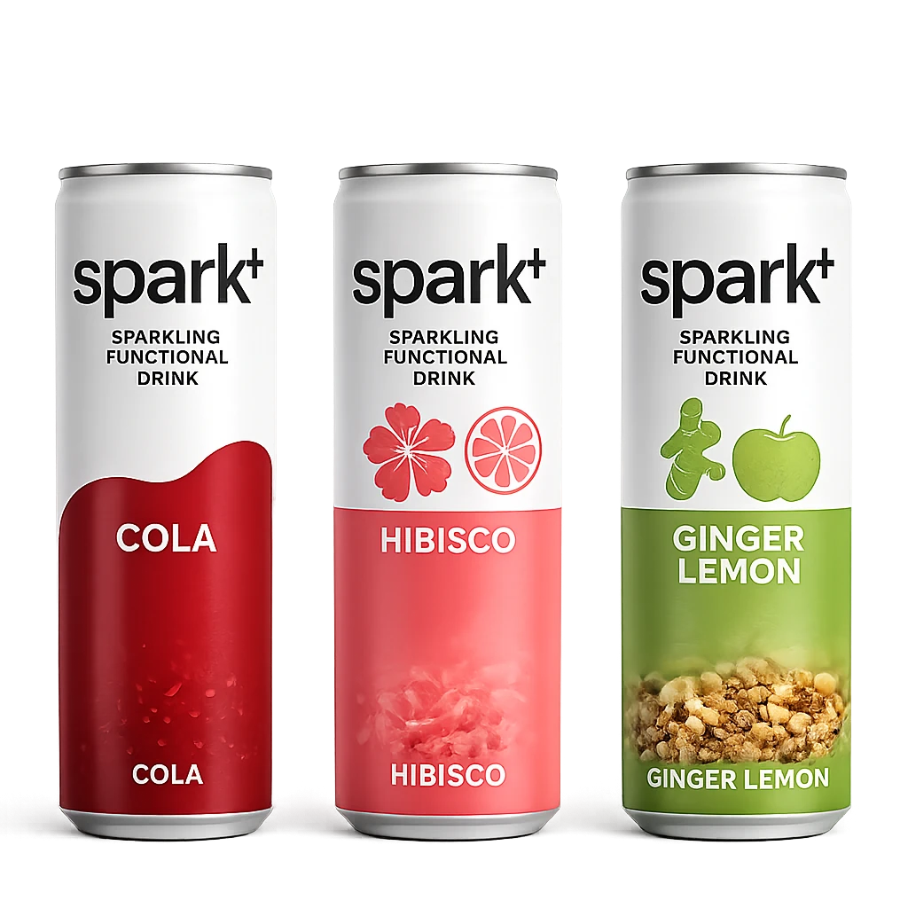 Spark Drinks, bebidas gaseificadas funcionais